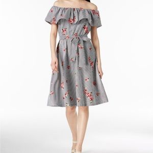 2/$20 Calvin Klein off-the-shoulders dress